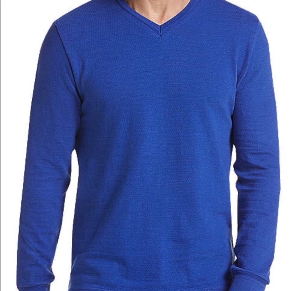 JosABank Men’s Royal Blue Sweater Size XXL